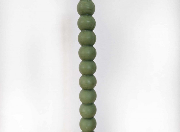 Bičių vaško žvakė „Burbuliukas” (žalia)