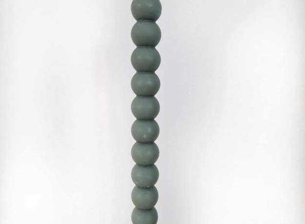 Bičių vaško žvakė „Burbuliukas” (žaliai mėlyna)