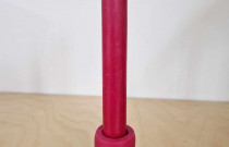 Bičių vaško žvakė „Dėlionė” (raudona)