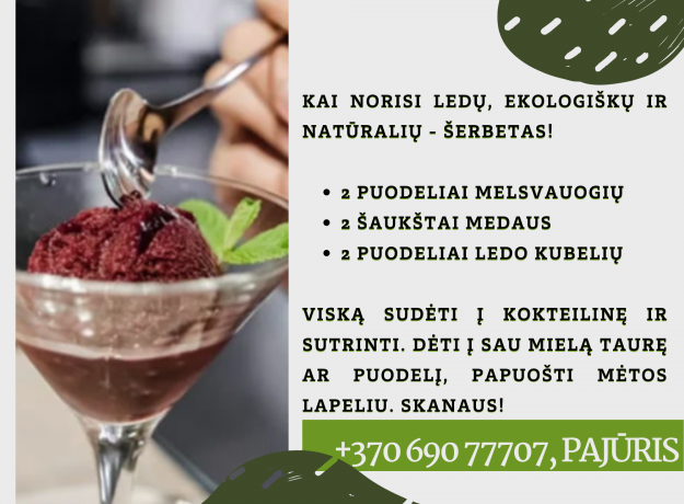 Aksominės melsvauogės (valgomojo sausmedžio uogos) 1 kg