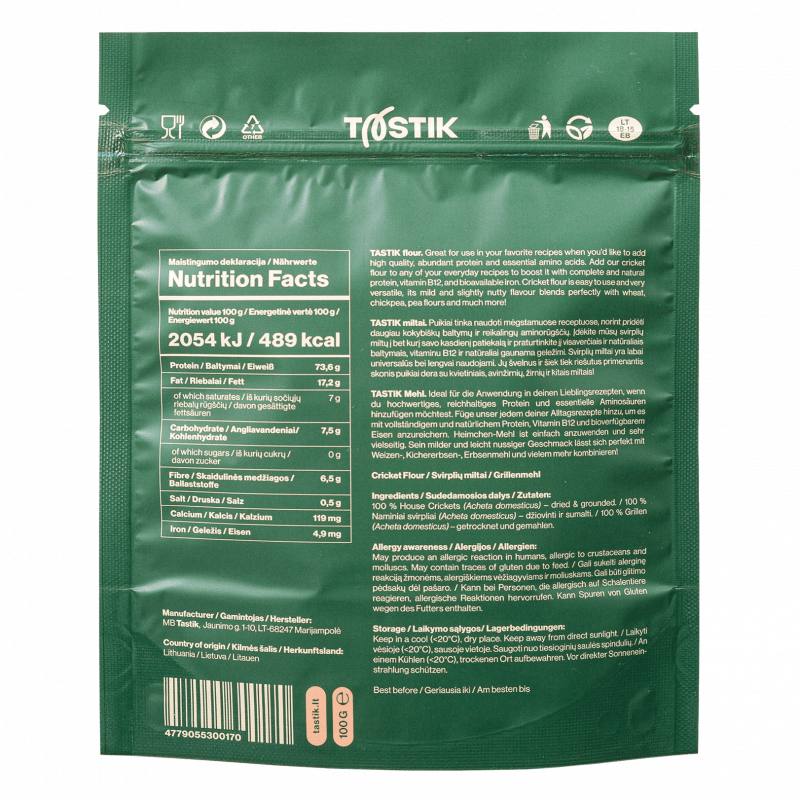 Svirplių miltai (100 g)