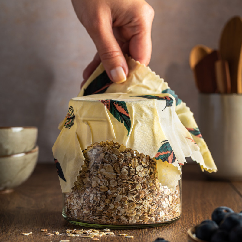 3 dydžių bičių vaško drobelių rinkinukas (Plunksnelės)