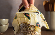 3 dydžių bičių vaško drobelių rinkinukas (Plunksnelės)