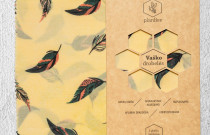 3 dydžių bičių vaško drobelių rinkinukas (Plunksnelės)