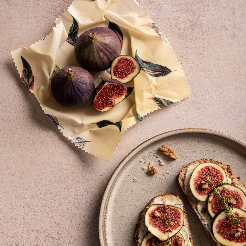 3 dydžių bičių vaško drobelių rinkinukas (Plunksnelės)