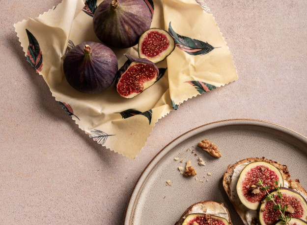 3 dydžių bičių vaško drobelių rinkinukas (Plunksnelės)