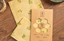 3 dydžių bičių vaško drobelių rinkinukas (Ramybė)