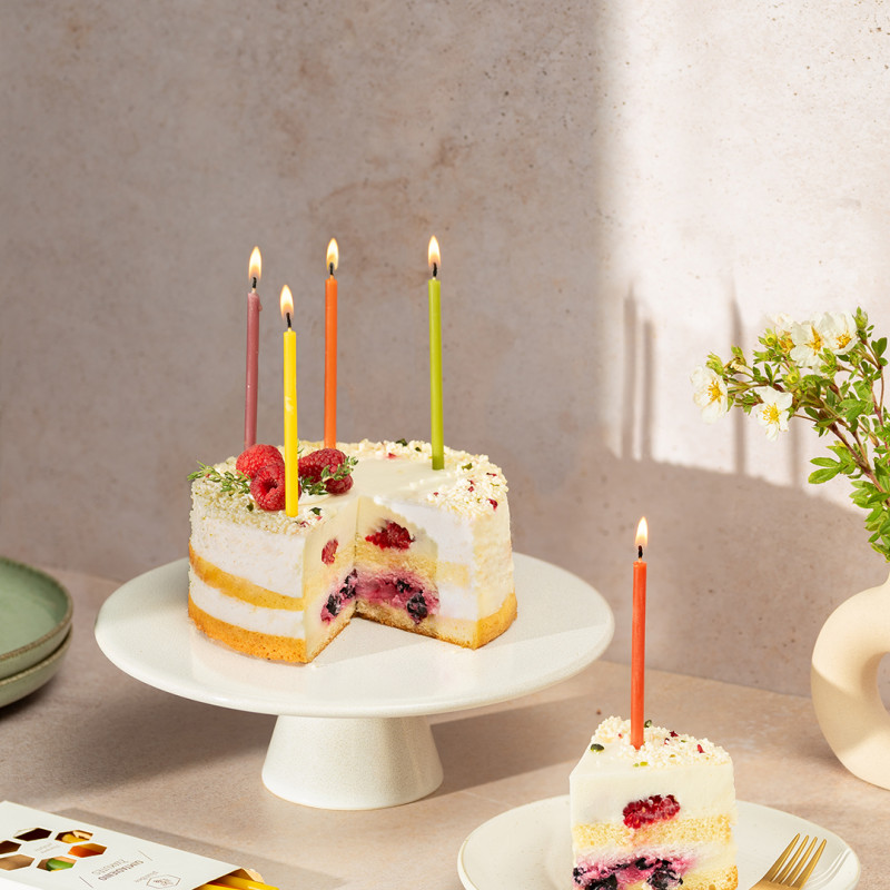 Gimtadienio žvakutės (Spalvotos)