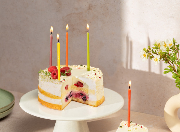 Gimtadienio žvakutės (Spalvotos)