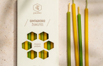 Gimtadienio žvakutės (Dryžuotos)