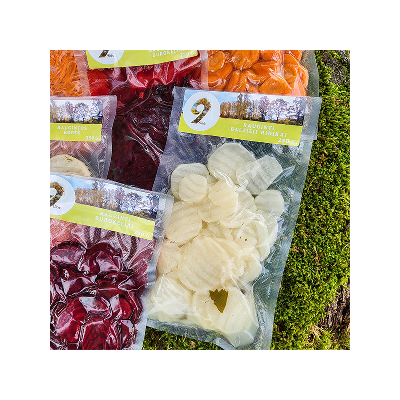 Rauginti baltieji ridikai 250 g