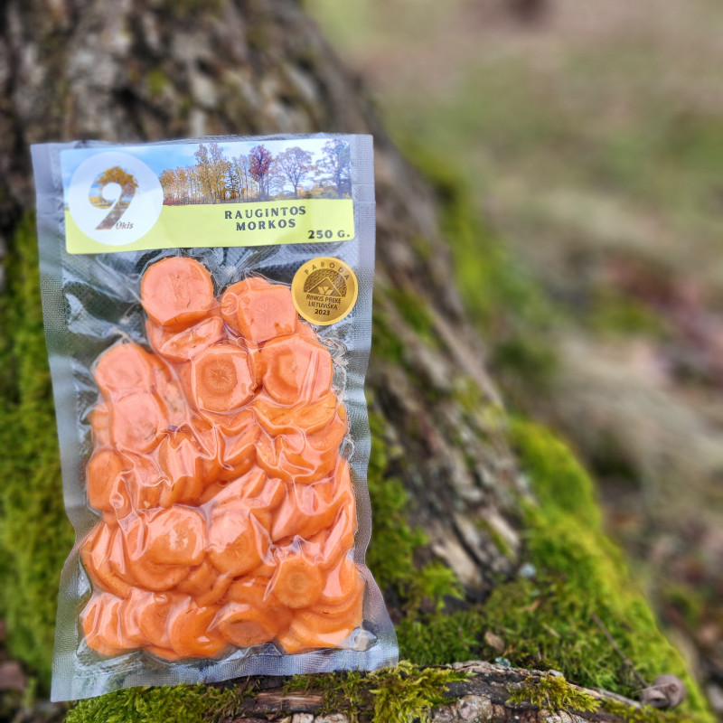 Raugintos morkos 250 g