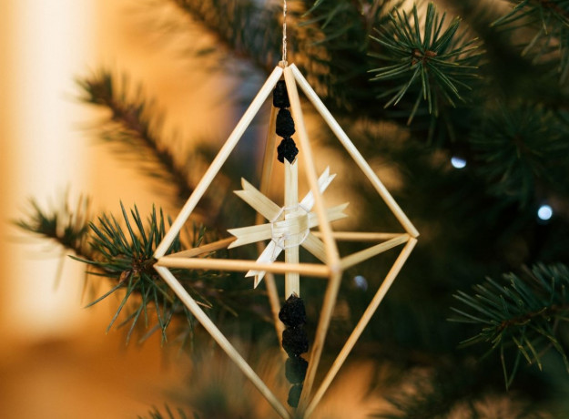 Eglutės žaisliukų rinkinys „Šermukšniai-linai”