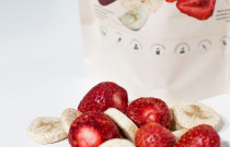 Liofilizuotos braškės su bananais