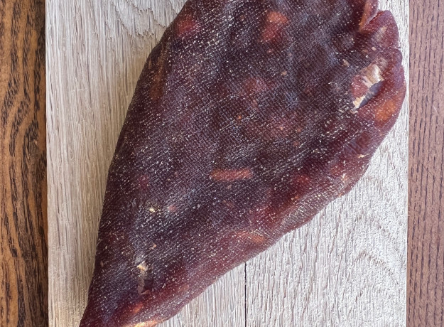 Obuolių sūris su riešutais ir vaisiais