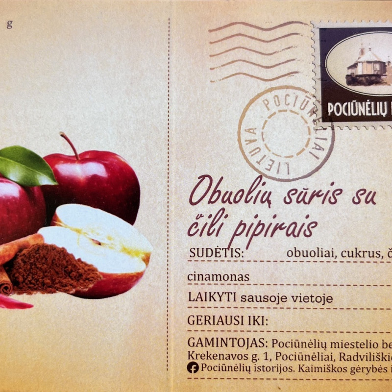 Obuolių sūris su čili