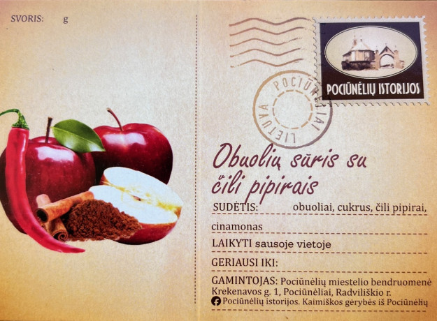 Obuolių sūris su čili