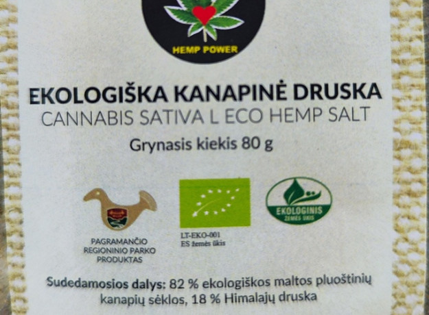 Ekologiška kanapinė druska