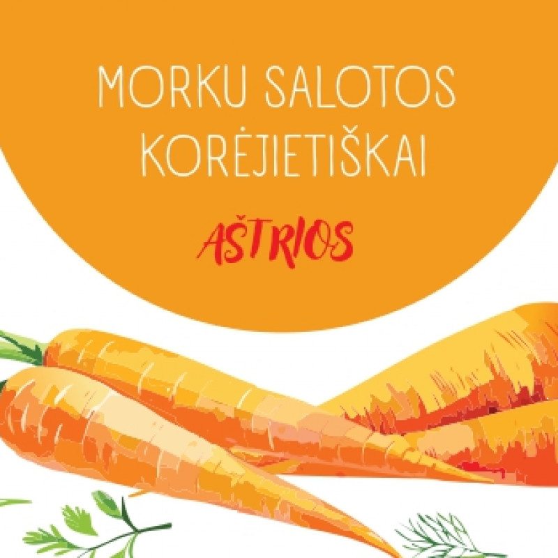 Morkų salotos korėjietiškai aštrios