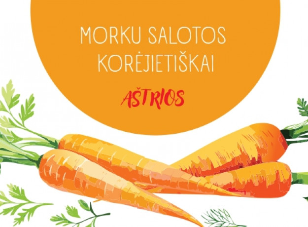 Morkų salotos korėjietiškai aštrios