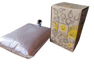 Obuolių sultys su braškėmis...