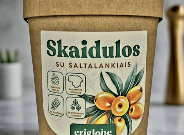 Skaidulos su šaltalankių uogomis 250 g