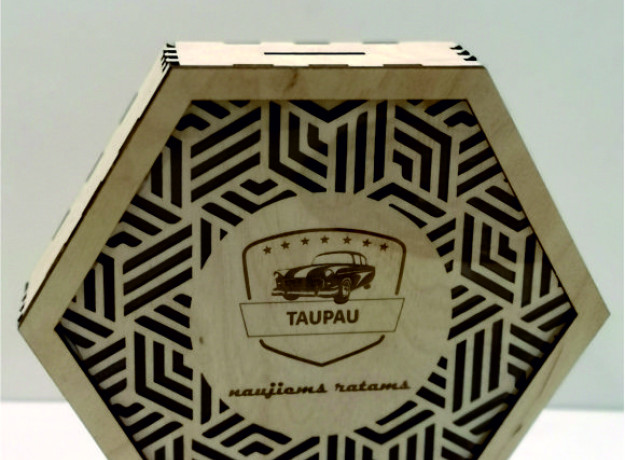 Medinė taupyklė "Naujiems ratams"