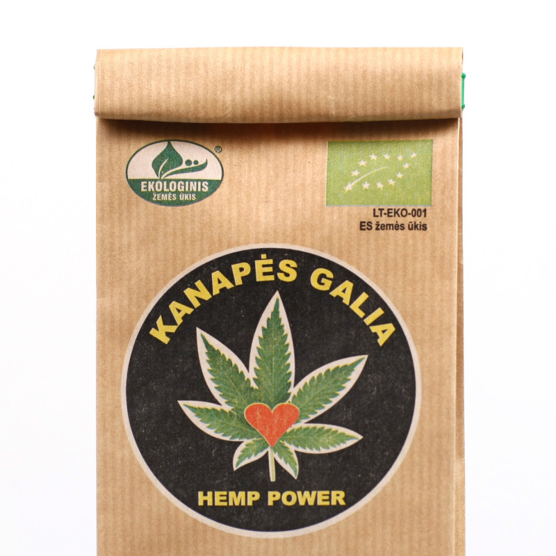 Ekologiška kanapių žiedų arbata