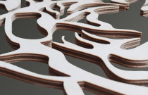 Medinė sienos dekoracija „Tigras“