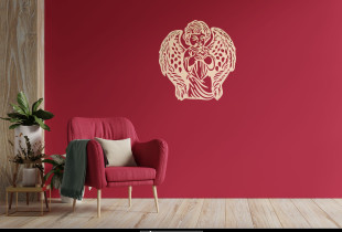 Medinė sienos dekoracija...