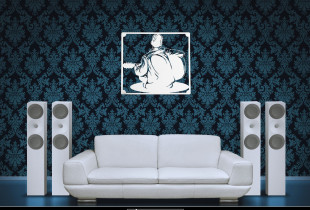 Medinė sienos dekoracija...