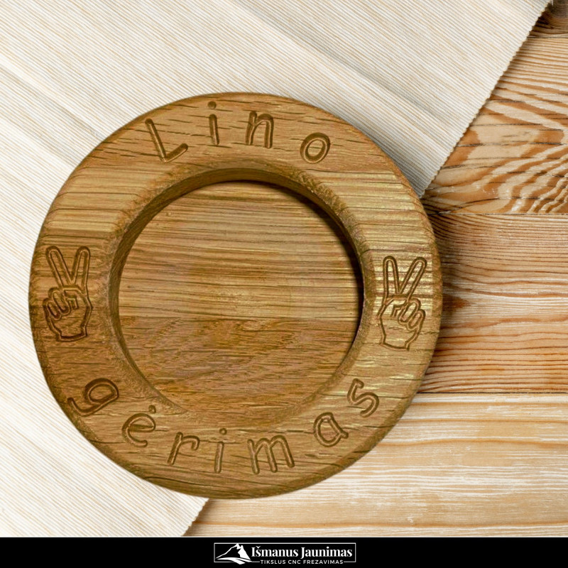 Apvalus padėkliukas gėrimui