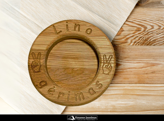 Apvalus padėkliukas gėrimui