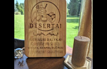 Stalo dekoracija: lentelė „Desertų stalui“