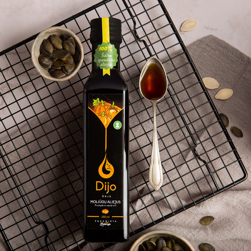 Moliūgų aliejus 500 ml