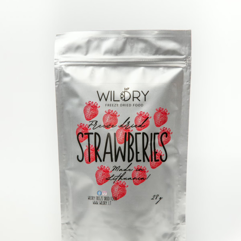 Liofilizuotos braškės