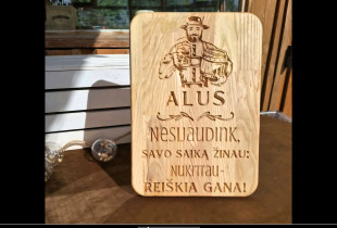 Stalo dekoracija: lentelė...