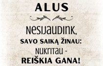 Stalo dekoracija: lentelė „Alaus stalui“