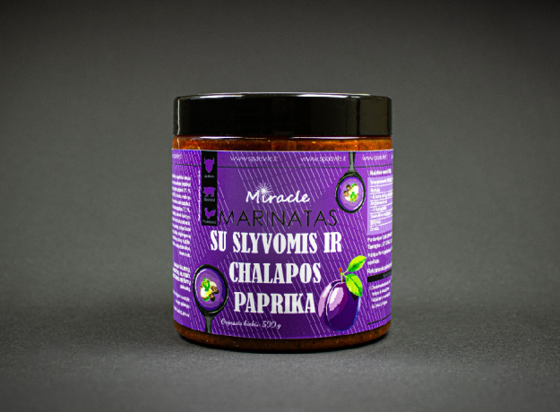 Miracle su Slyvomis ir Chalapos paprika Marinatas