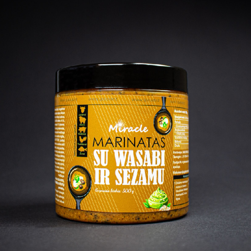 Miracle su Wasabi ir sezamu Marinatas