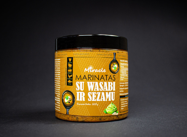 Miracle su Wasabi ir sezamu Marinatas