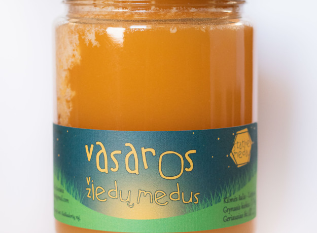Vasaros žiedų medus 700 g