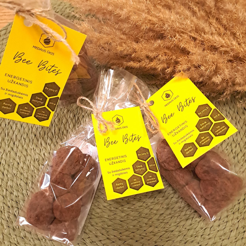 „Bee bites“ energetinis užkandis