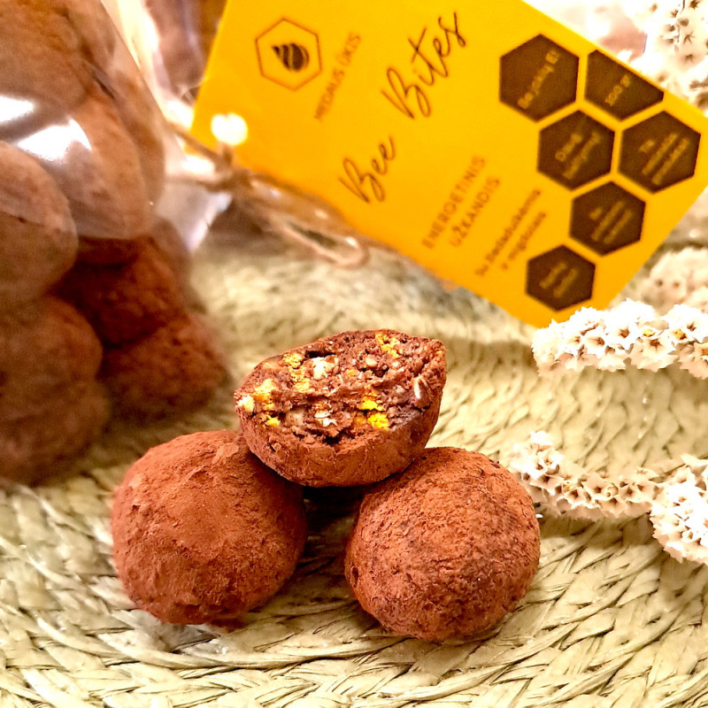 „Bee bites“ energetinis užkandis