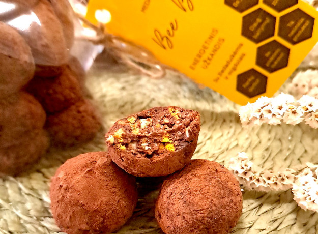 „Bee bites“ energetinis užkandis