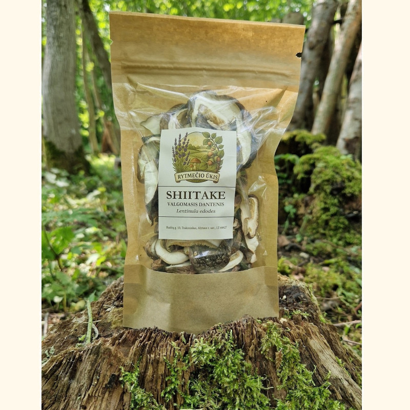 Džiovinti Shiitake grybai 40 g
