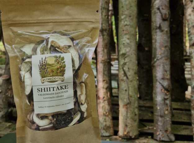 Džiovinti Shiitake grybai 80 g