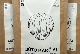 Džiovintų Lion’s Mane grybų...