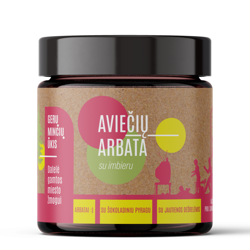 Aviečių arbata su imbieru, 230 g