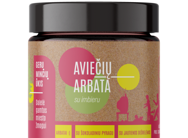 Aviečių arbata su imbieru, 230 g